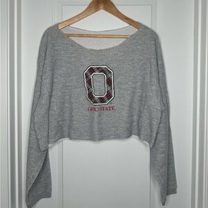 Cropped Ohio State University Crewneck